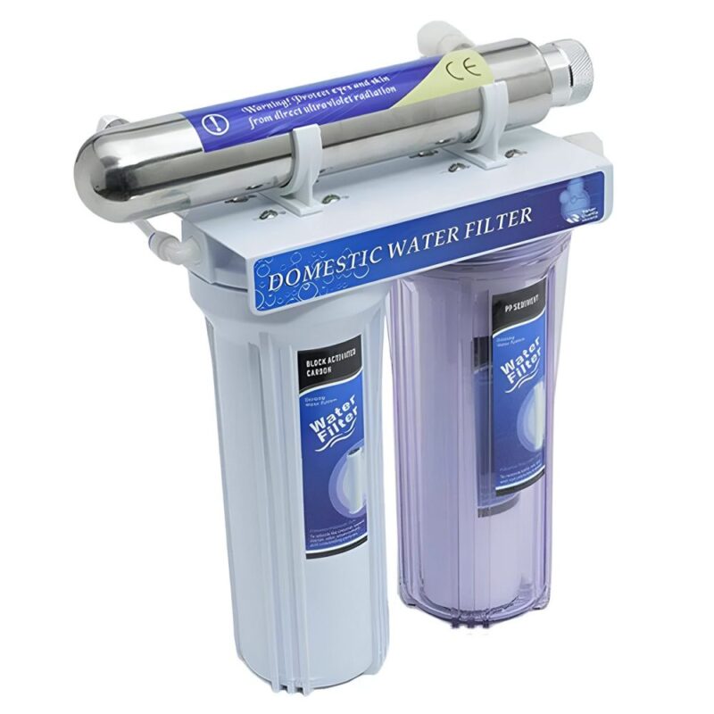 Filtro De Agua Dos Etapas Luz Uv MIGSA Us212W